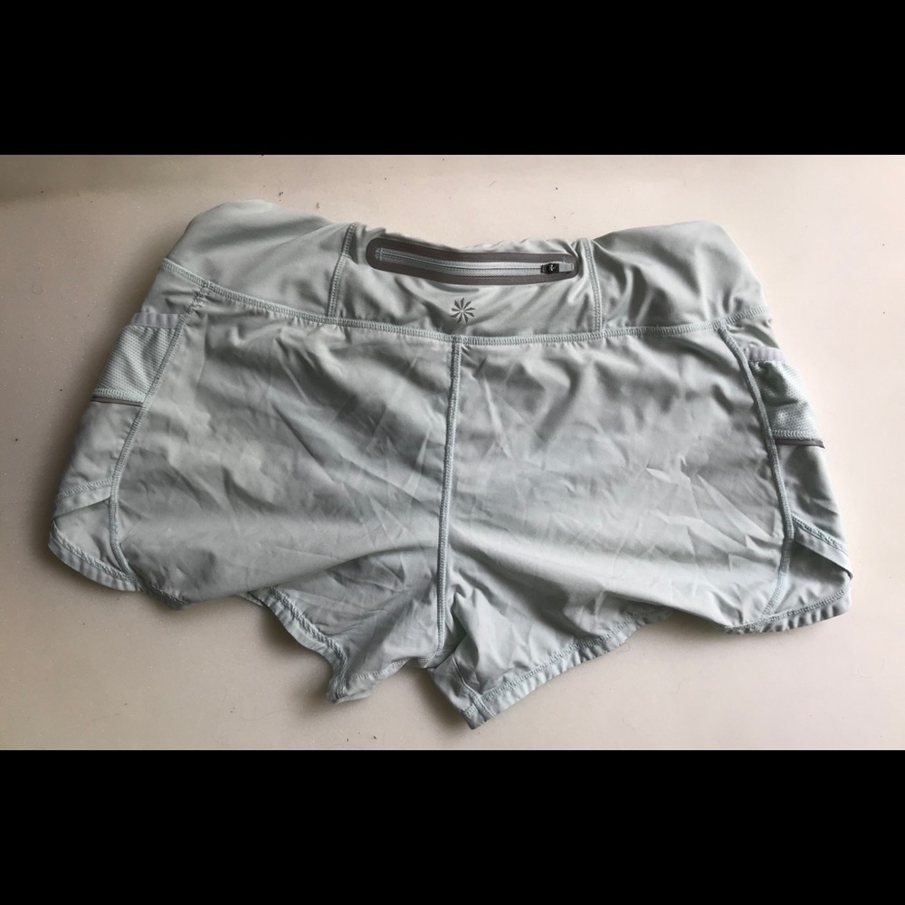 Athleta Exercise Shorts Light Blue